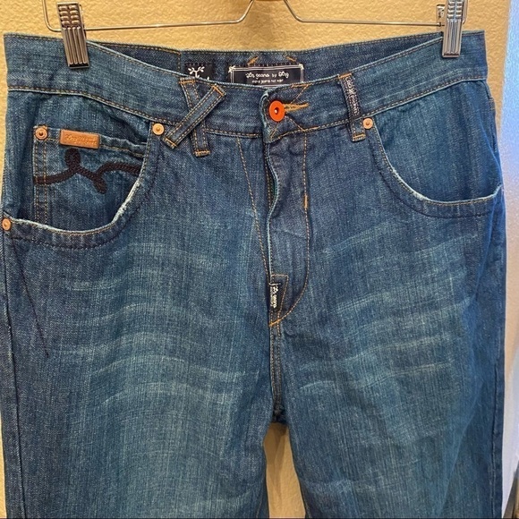 Vintage LRG Men Blue Jeans Size 34-Made in Hong Kong - Picture 6 of 11
